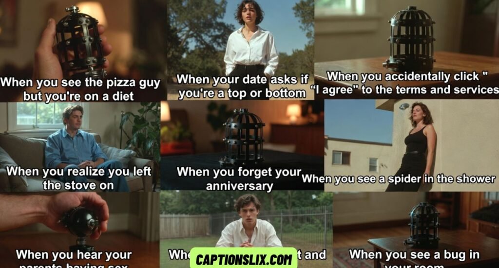 Chastity Cage Captions