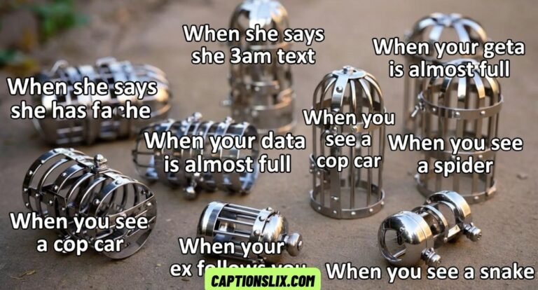 Chastity Cage Captions